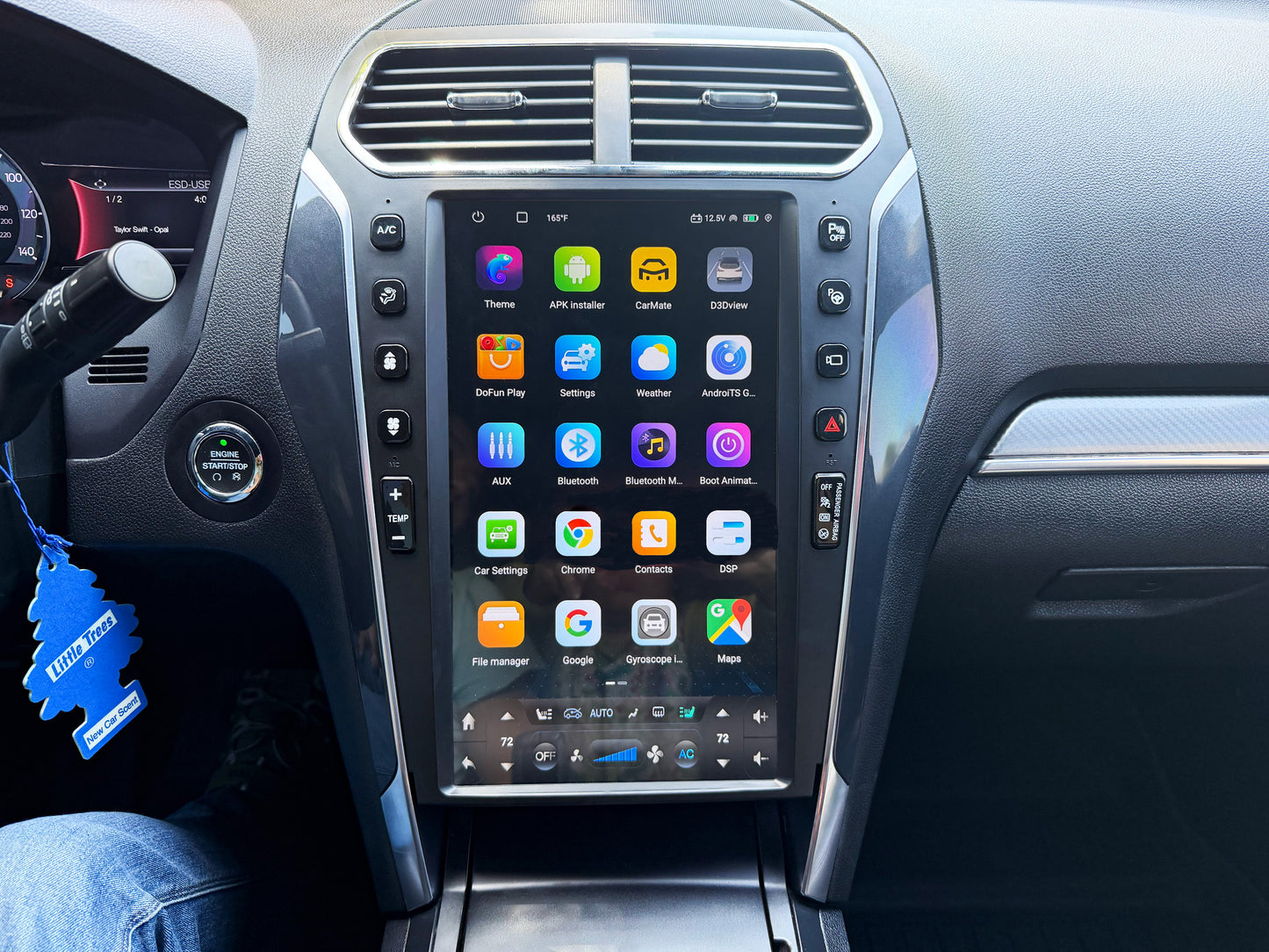 13.6" Android 12 Vertical Screen Navigation Radio for Ford Explorer 2011 - 2019