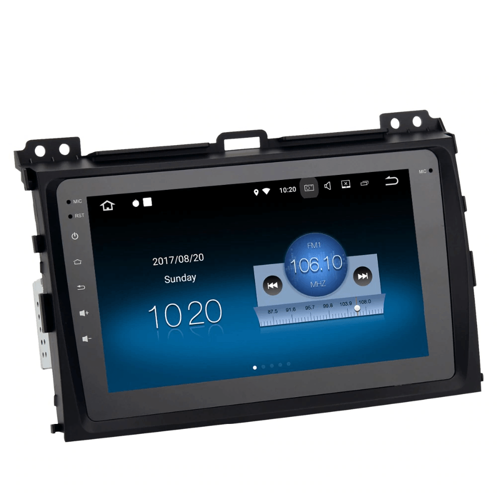 8" Octa-core Quad-core Android Navigation Radio for Toyota Prado 2004 - 2009 - Smart Car Stereo Radio Navigation | In-Dash audio/video players online - Phoenix Automotive