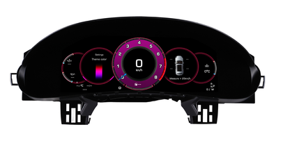 12.3 inch LCD Screen Digital Cluster Gauge for 2002-2009 Porsche Cayenne Speedometer Replacement Dashboard Instrument Cluster Digital Display Panel