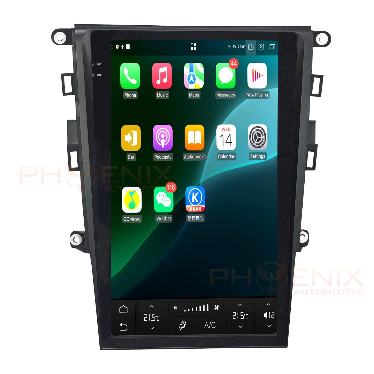 13.6" Vertical screen Android 13/14 Fast boot Navigation radio for Ford Fusion 2013-2020