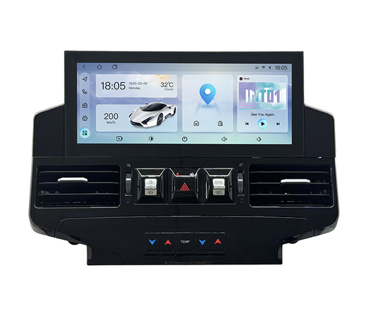 12.3 Inch Android 14 Universal Car Radio Stereo Android Auto Carplay for Toyota land cruiser 2007-2022 (New style)