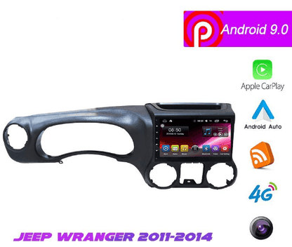 10.1" Android 9 Navigation Radio for Jeep Wrangler 2011 - 2014 | Phoenix Automotive