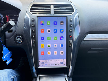 13.6" Android 13/14 Vertical Screen Navigation Radio for Ford Explorer 2011 - 2019