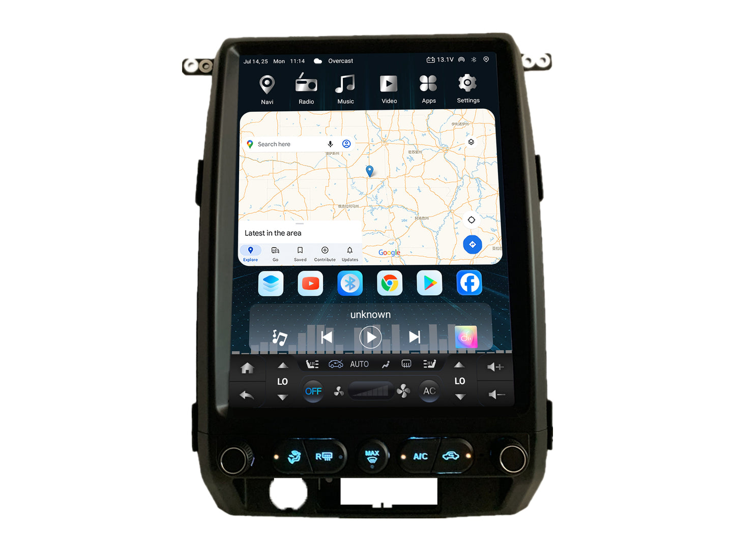 13” Android 14 Vertical Screen Navigation Radio for Ford F-150 2009 - 2014