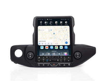 12.1” Android 13/14 Vertical Screen Navigation Radio for Jeep Wrangler JL 2018 - 2023
