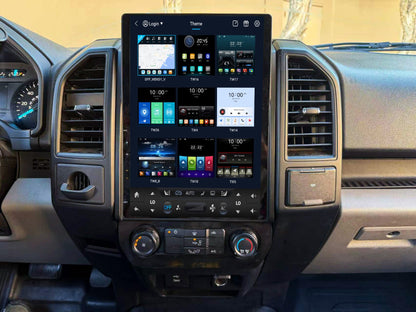 14.5” Android 14 Vertical Screen Navigation Radio for Ford F-150 F-250 F-350 F-450 F-550 2015-2020 Expedition 2018 - 2021