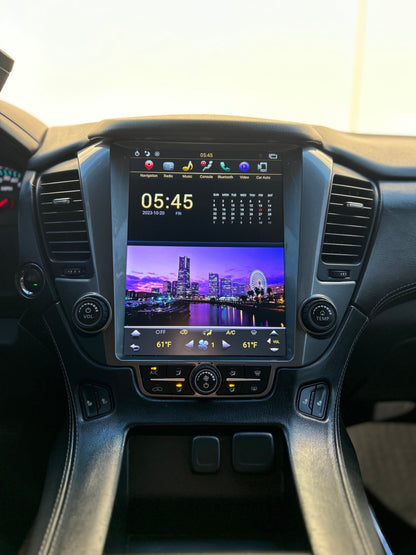 [Open box] 12.1" Android 9/12/13 Fast boot Vertical Screen Navigation Radio for Chevrolet Tahoe Suburban GMC Yukon 2015 - 2020