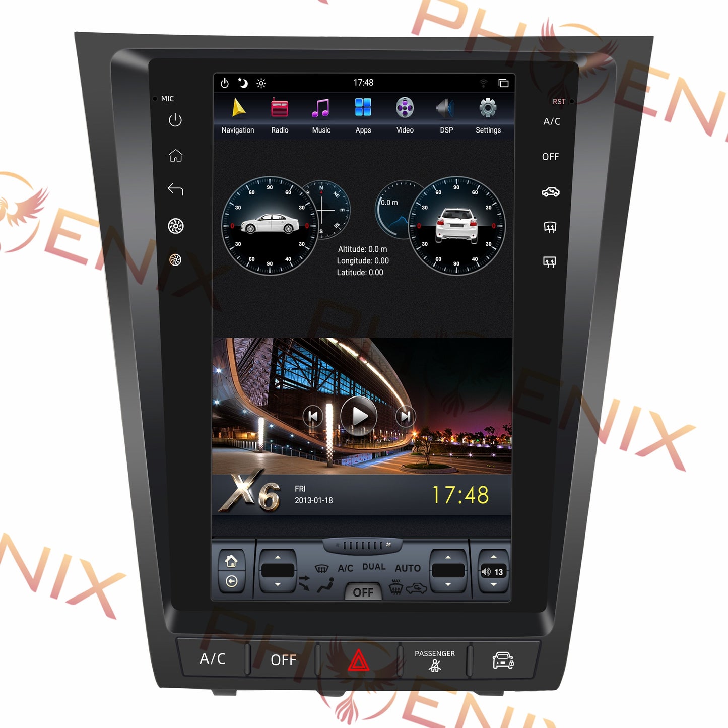 [ PX6 SIX-CORE ] 11.8" Vertical Screen Android 9 Fast boot Navigation Radio for Lexus GS 300 350 430 450h 460 2005 - 2011 - Smart Car Stereo Radio Navigation | In-Dash audio/video players onl