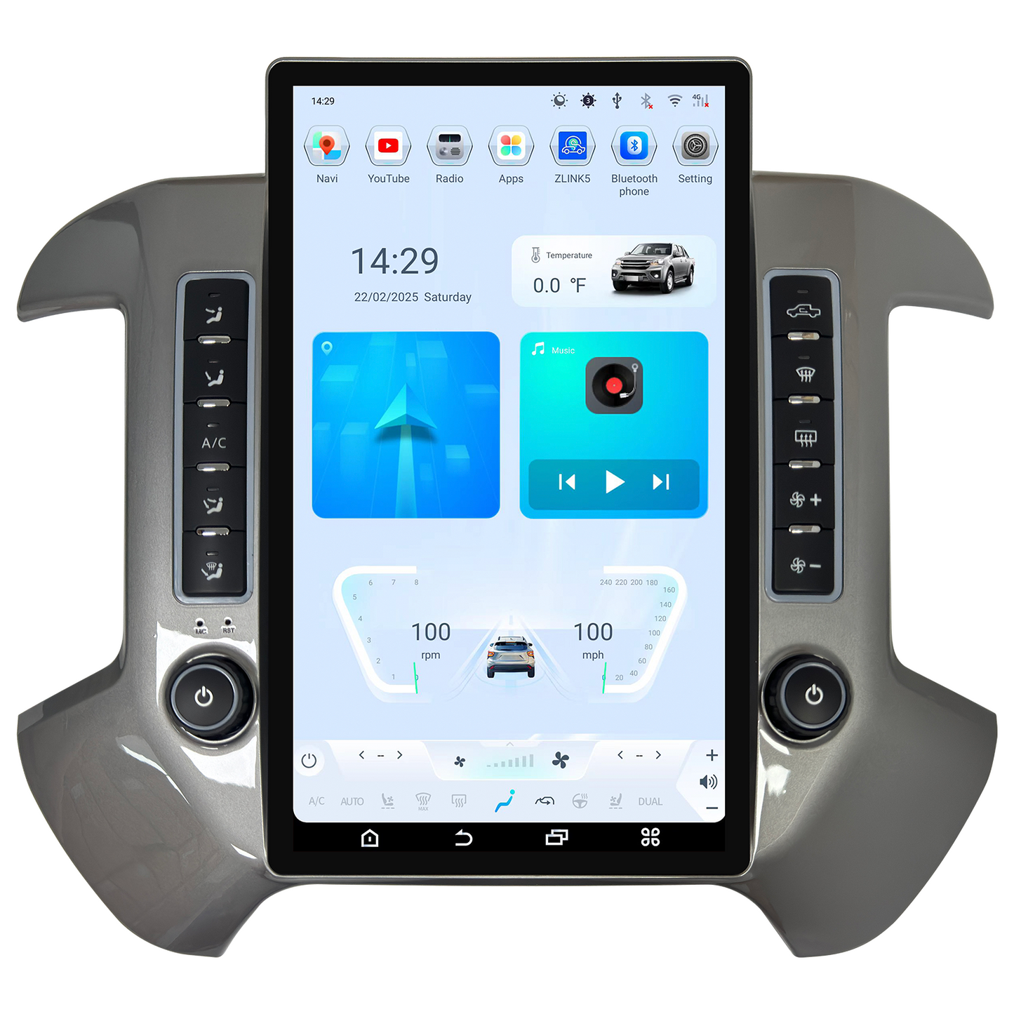 [ PX6/Qualcomm6125 ] [Special Edition] 12.1/14.5" Android Fast boot Navi Radio for Chevy Silverado GMC SIERRA 2014 - 2019