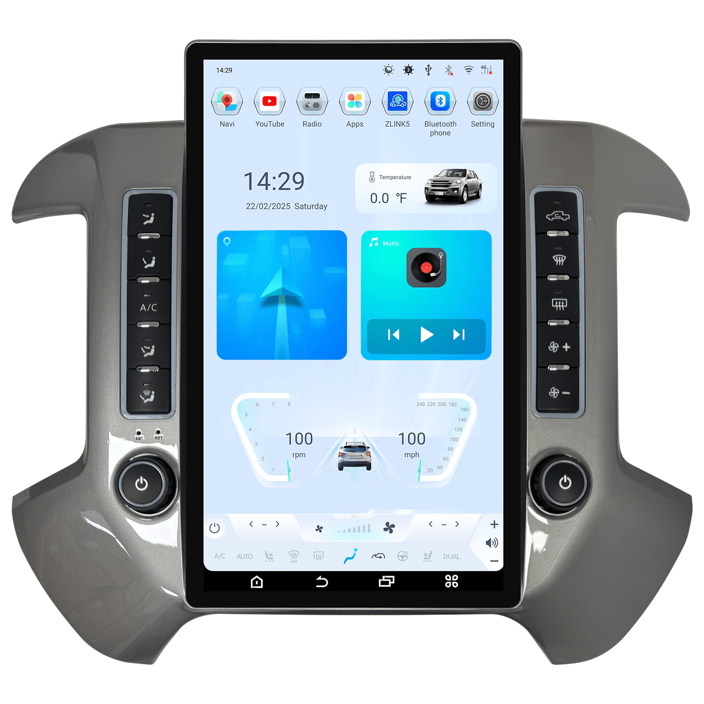 [Open Box][Special Edition] 14.5" Android 13/14 Fast boot Navi Radio for Chevy Silverado GMC SIERRA 2014 - 2019