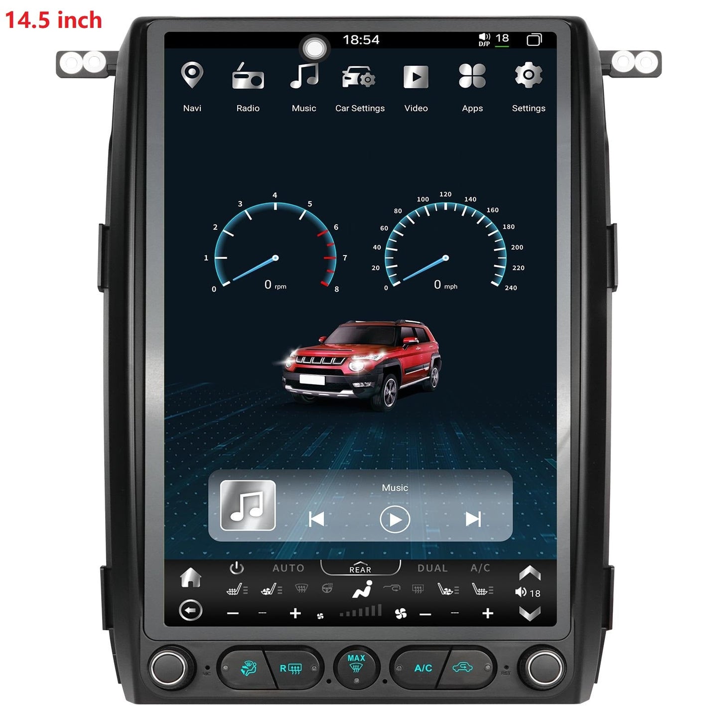 13/14.5 inch vertical screen Android 13/14 Fast boot navigation receiver for 2009 - 2014 Ford F-150