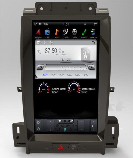 [ PX6 six-core ] 13.3" Android 9 Fast boot Vertical Screen Navigation Radio for Ford Taurus 2013 - 2019 | Phoenix Automotive