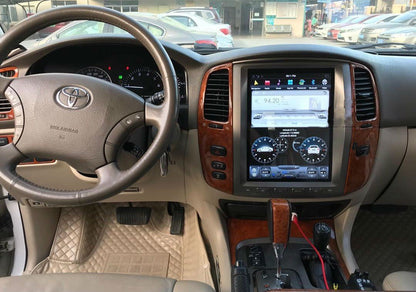 [ G6 octa-core ] 12.1" Vertical Screen Android 11 Fast boot Navi Radio for Toyota Land Cruiser LC100 2002 - 2007 | Phoenix Automotive