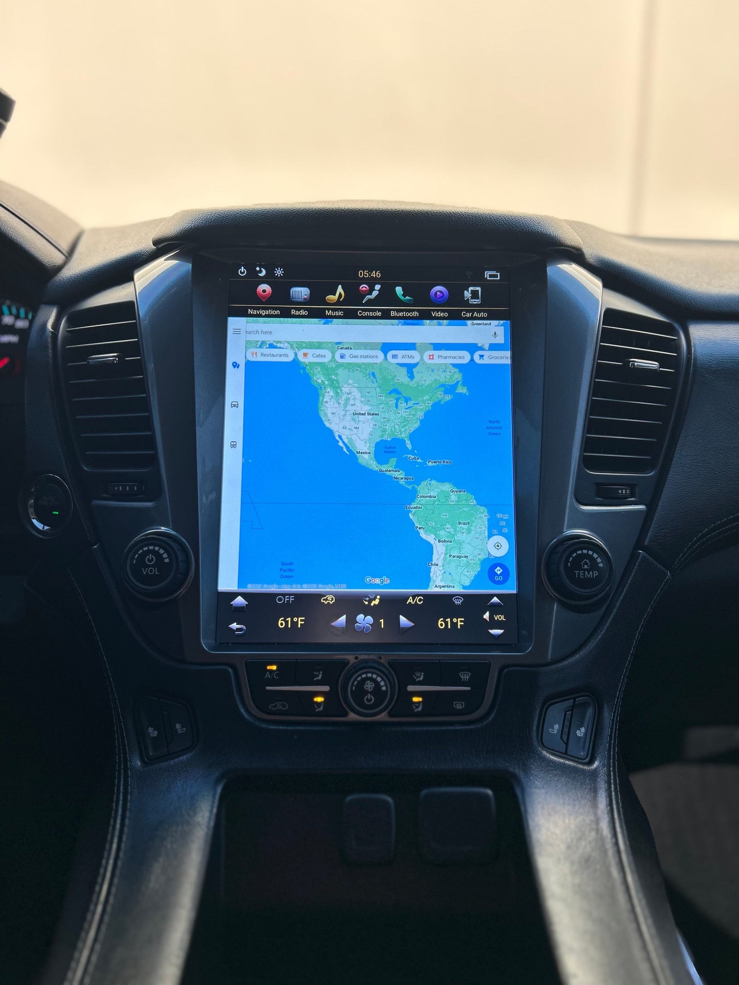 12.1/14.5" Android 9/13 Fast boot Vertical Screen Navigation Radio for Chevrolet Tahoe Suburban GMC Yukon 2015 - 2020