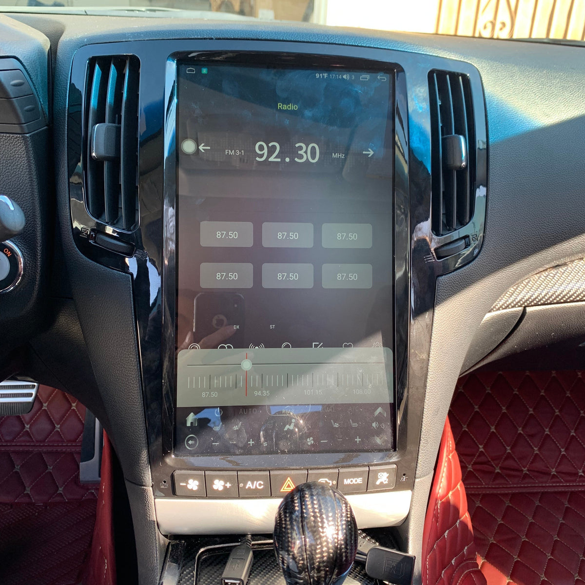 13.6" Vertical Screen Android 12 Fast boot Navigation Receiver for Infiniti G25 G35 G37 Q40 Q60  2007 - 2015 | Phoenix Automotive