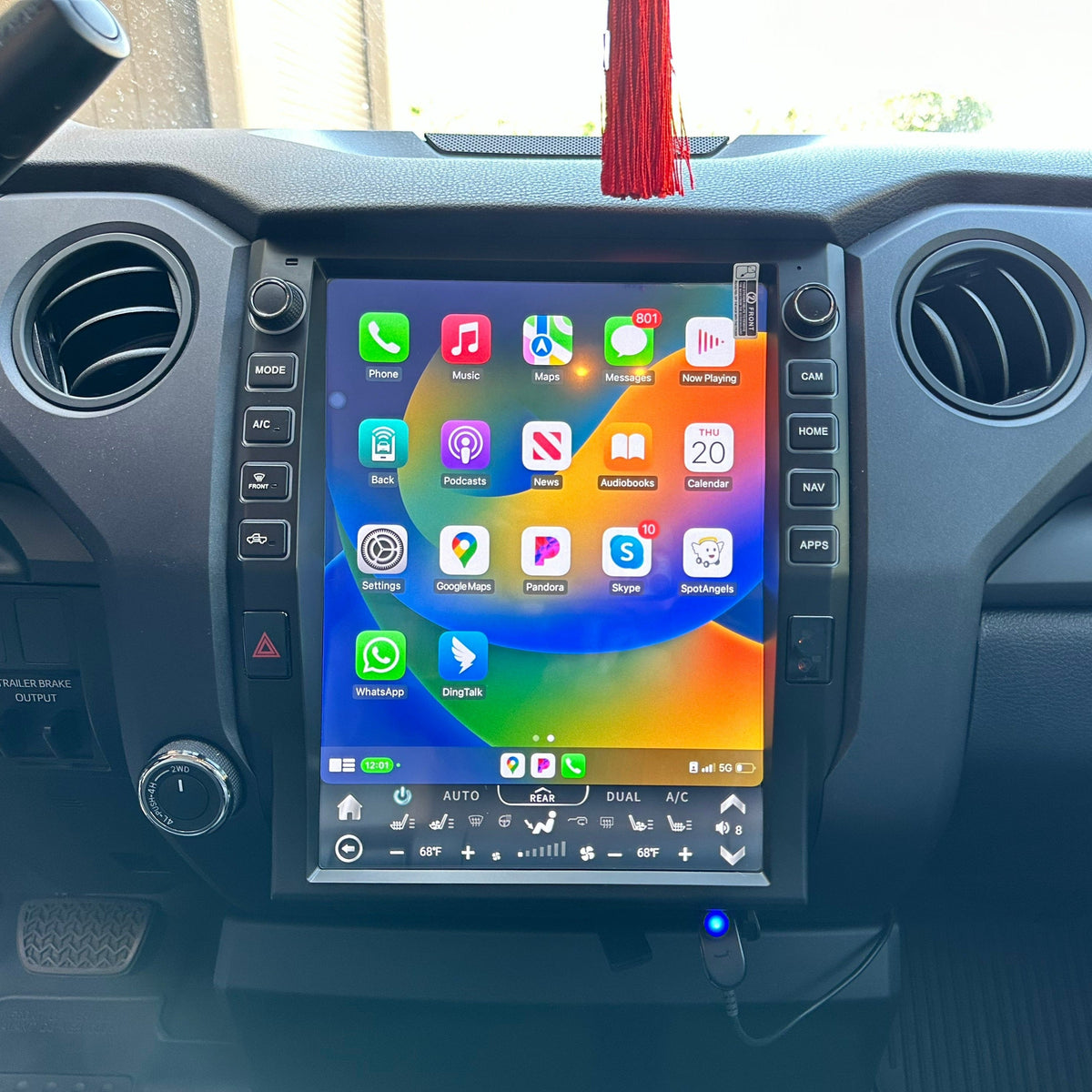[ New ] 13” Android 13 Vertical Screen Navigation Radio for Toyota Tundra 2014 - 2021 | Phoenix Automotive