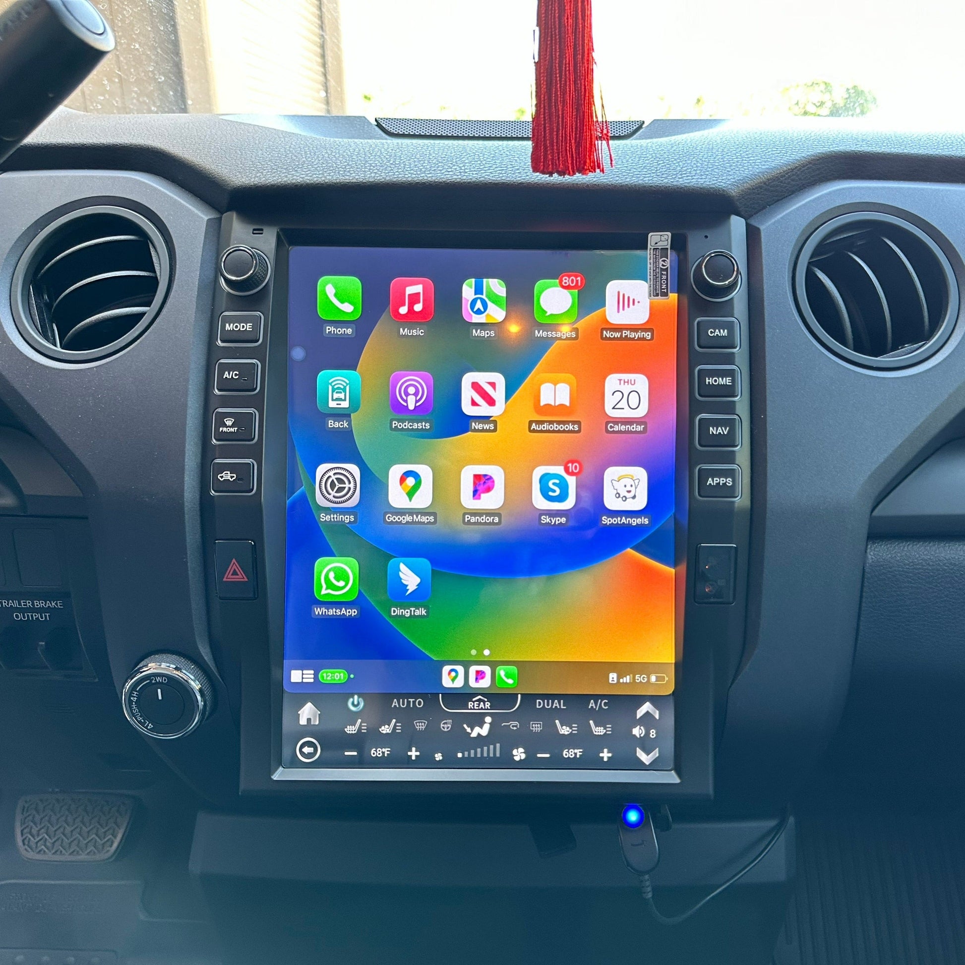 [ New ] 13” Android 13 Vertical Screen Navigation Radio for Toyota Tundra 2014 - 2021 | Phoenix Automotive