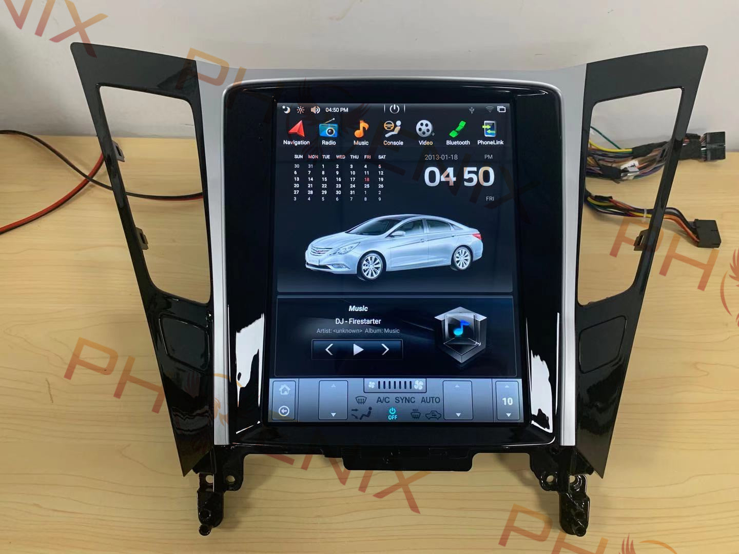 [ PX6 Six- core ] 10.4" Vertical Screen Android 9.0 Navigation Radio for Hyundai Sonata 2011 - 2014 | Phoenix Automotive