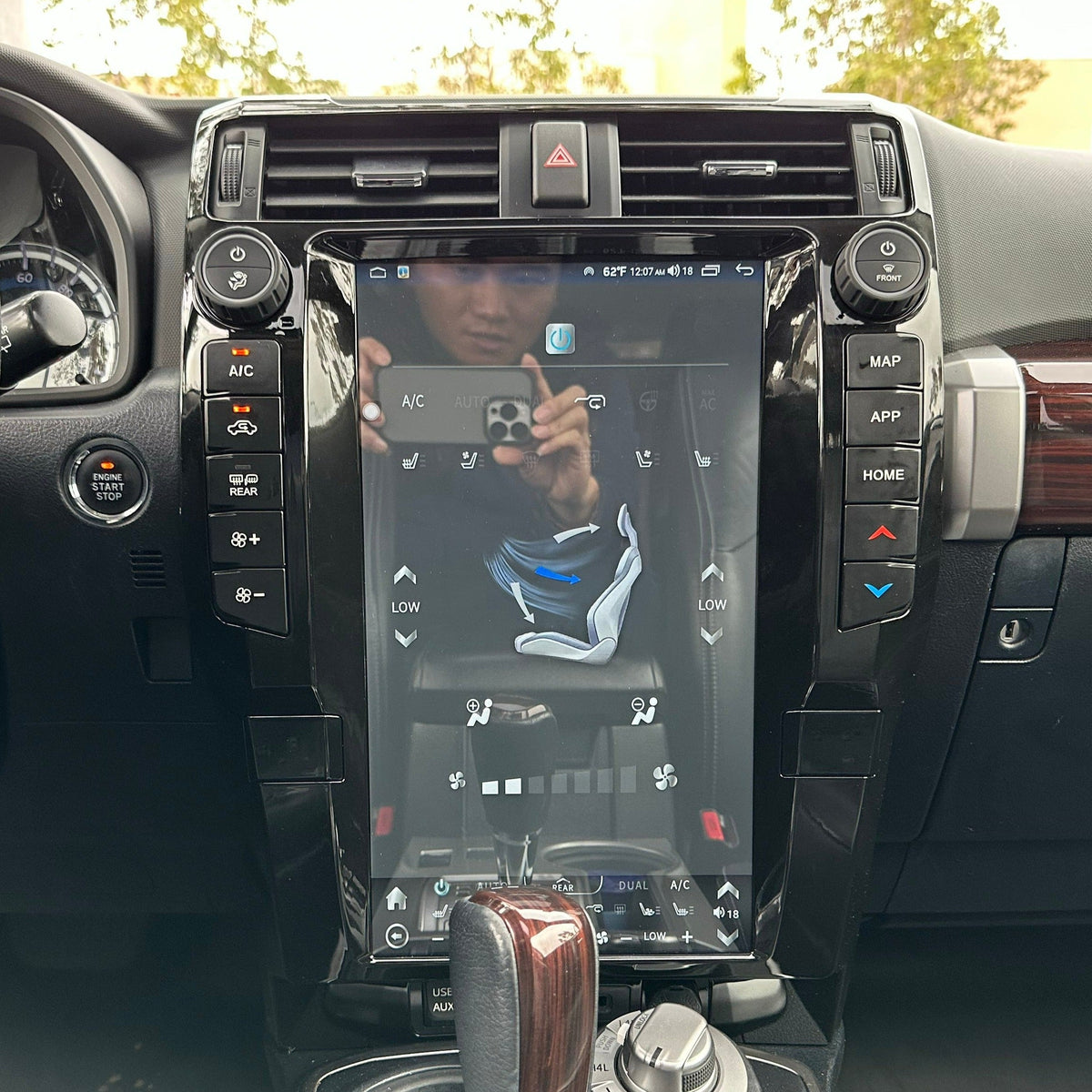 [Open box] 16" Vertical Screen Android 10 fast boot Navi Radio for Toyota 4Runner 2010 - 2023 | Phoenix Automotive
