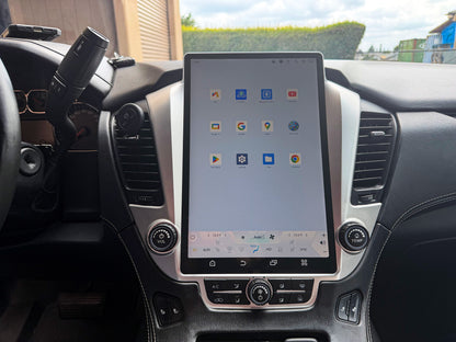 12.1/14.5" Android 9/13 Fast boot Vertical Screen Navigation Radio for Chevrolet Tahoe Suburban GMC Yukon 2015 - 2020