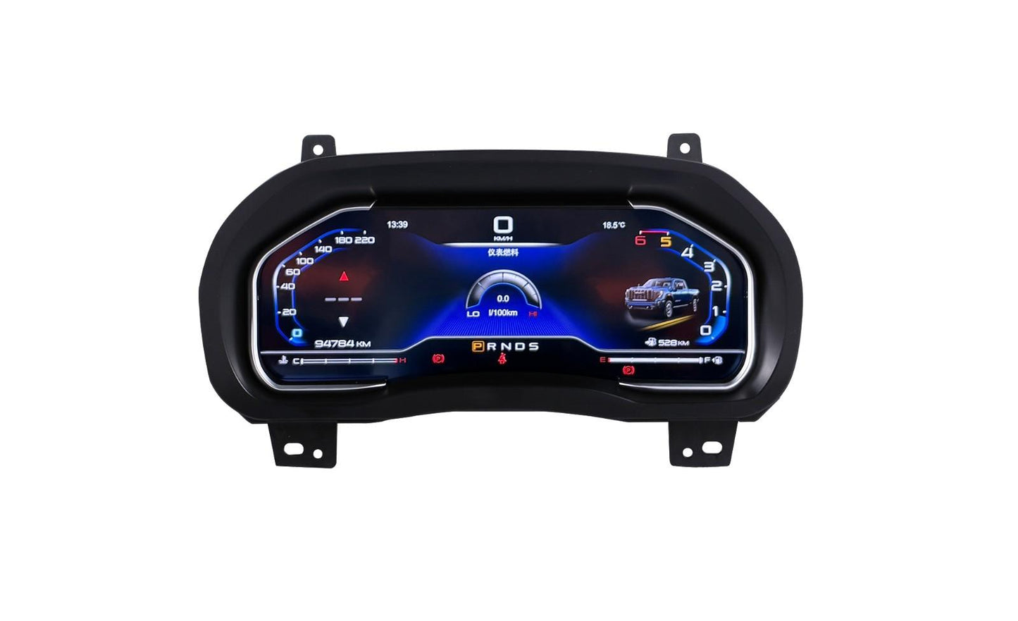 12.3 inch LCD Screen Digital Cluster Gauge for Chevrolet Silverado 2014-2018 Speedometer Replacement Dashboard Instrument Cluster Digital Display Panel