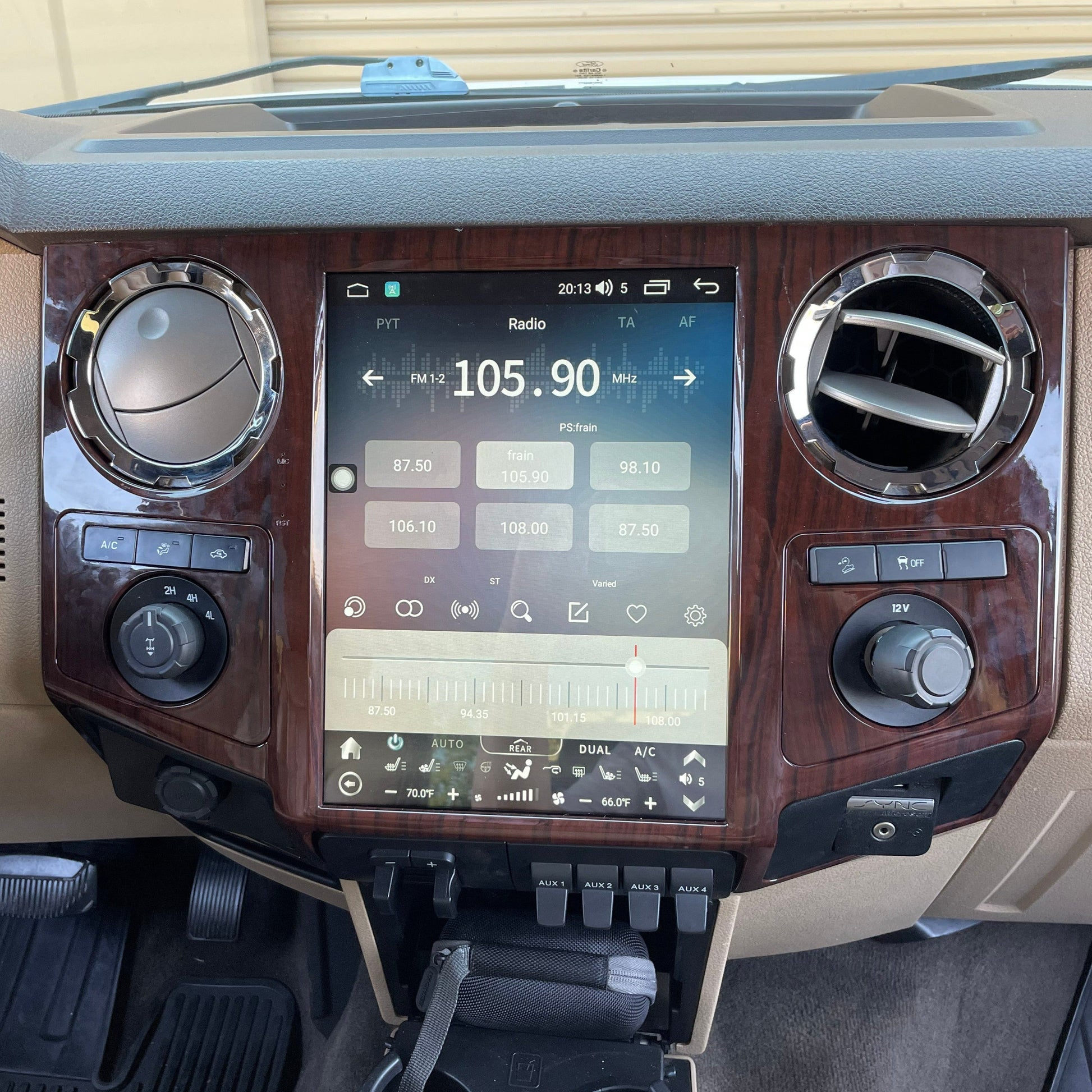 12.1 inch Android 12 Vertical Screen Navigation Radio for Ford F-250 F-350 Super Duty trucks 2008 - 2016 | Phoenix Automotive