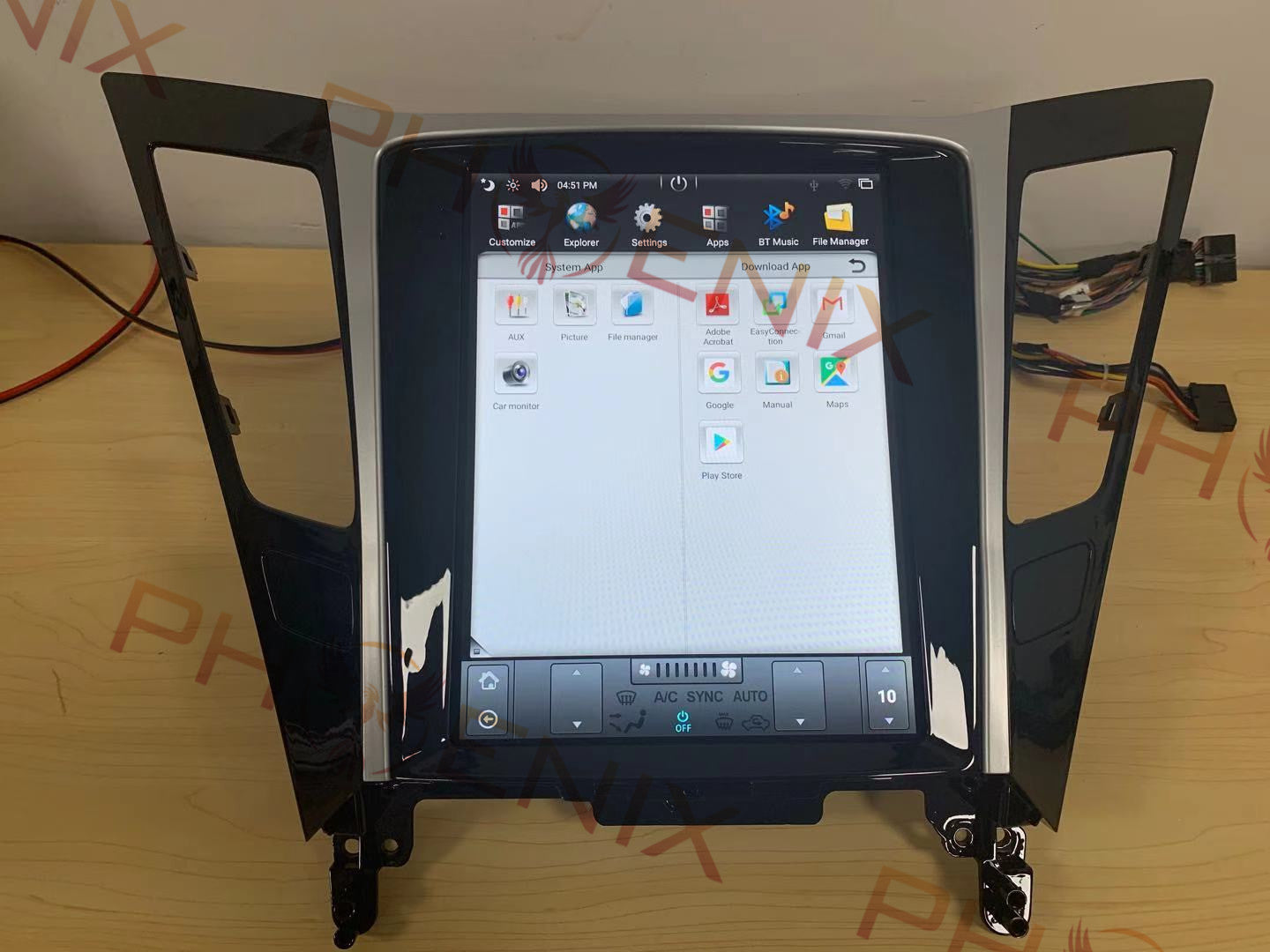 [ PX6 Six- core ] 10.4" Vertical Screen Android 9.0 Navigation Radio for Hyundai Sonata 2011 - 2014 | Phoenix Automotive