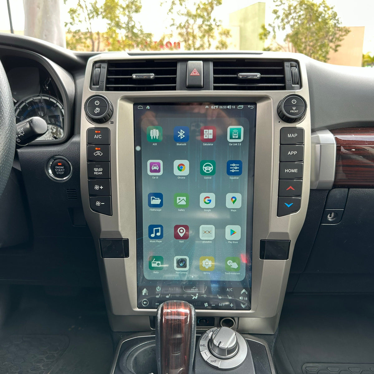 [Open box] 16" Vertical Screen Android 10 fast boot Navi Radio for Toyota 4Runner 2010 - 2023 | Phoenix Automotive