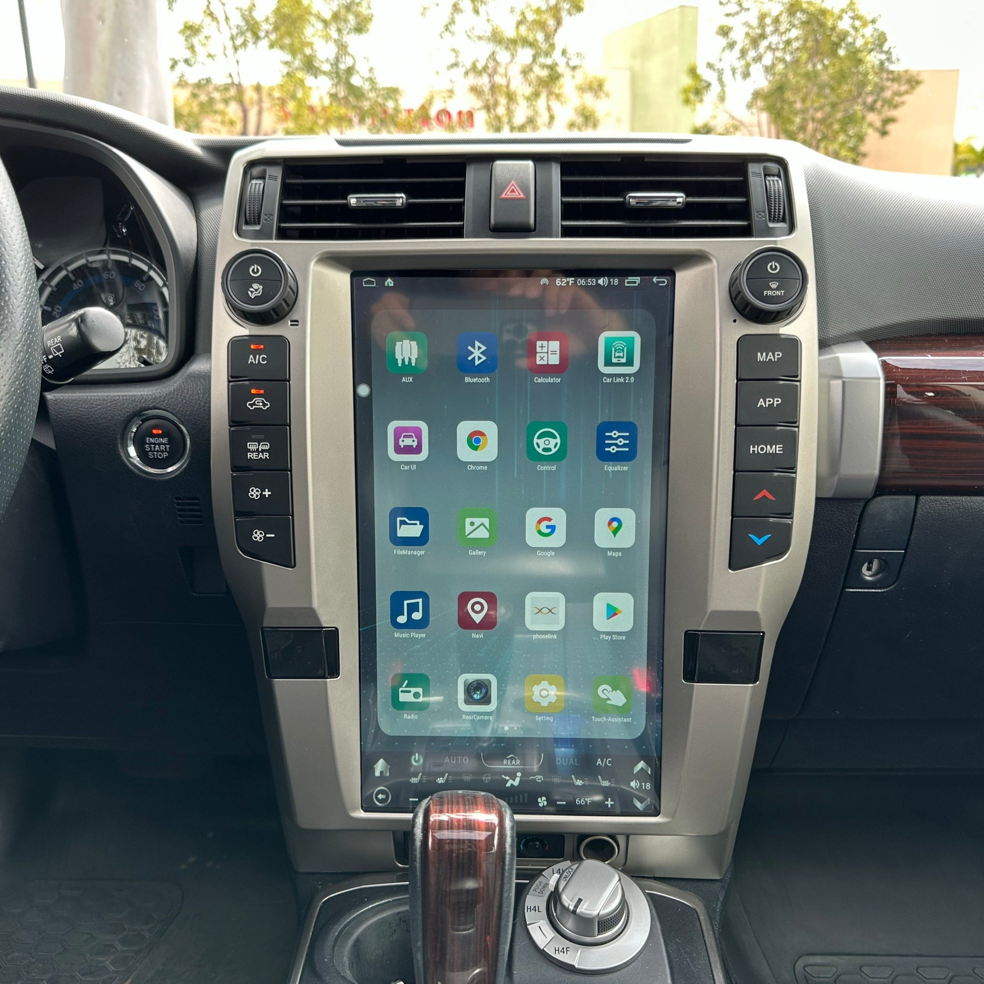 [Open box] 16" Vertical Screen Android 10 fast boot Navi Radio for Toyota 4Runner 2010 - 2023 | Phoenix Automotive