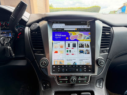 12.1/14.5" Android 9/13 Fast boot Vertical Screen Navigation Radio for Chevrolet Tahoe Suburban GMC Yukon 2015 - 2020