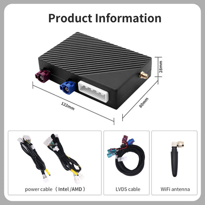 Wireless Carplay Android Auto adapter for Tesla Model 3 Model Y