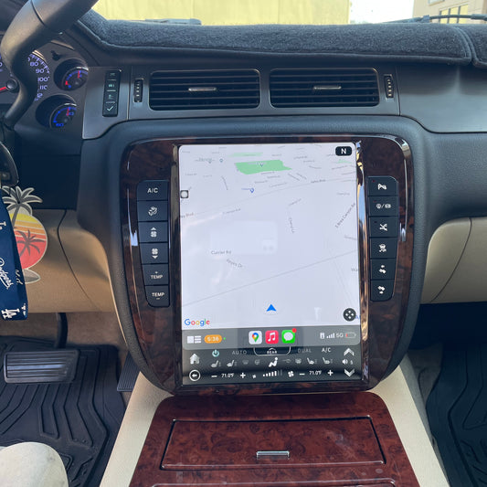 [Hot-selling] 13" Android 13 Navigation Radio for Chevrolet Silverado Tahoe Suburban GMC Yukon Sierra Avalanche 2007 - 2014 In-Dash audio/video players head unit stereo online Phoenix Automotive Android Radio Tesla-style T-style XL Large screen Vertical screen big screen Linkswell inc x knob joying Aucar auto AutoTecPro Navigation Systems Rhino dasaita American muscle nifty city merge screens seicane car radio