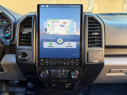 14.5” Android 14 Vertical Screen Navigation Radio for Ford F-150 F-250 F-350 F-450 F-550 2015-2020 Expedition 2018 - 2021