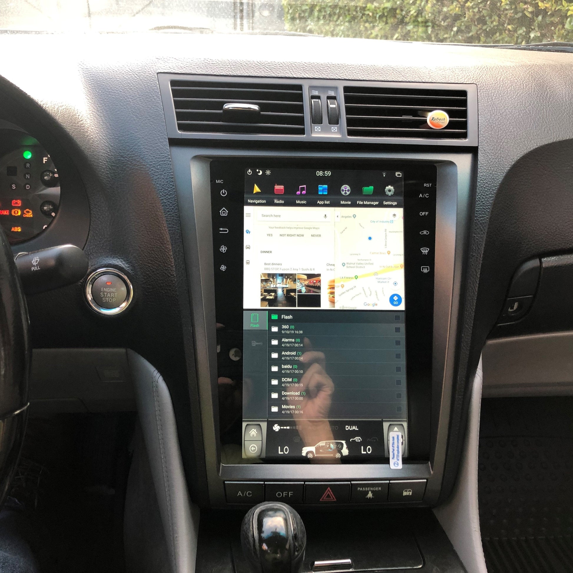 [ PX6 SIX-CORE ] 11.8" Vertical Screen Android 9 Fast boot Navigation Radio for Lexus GS 300 350 430 450h 460 2005 - 2011 - Smart Car Stereo Radio Navigation | In-Dash audio/video players onl