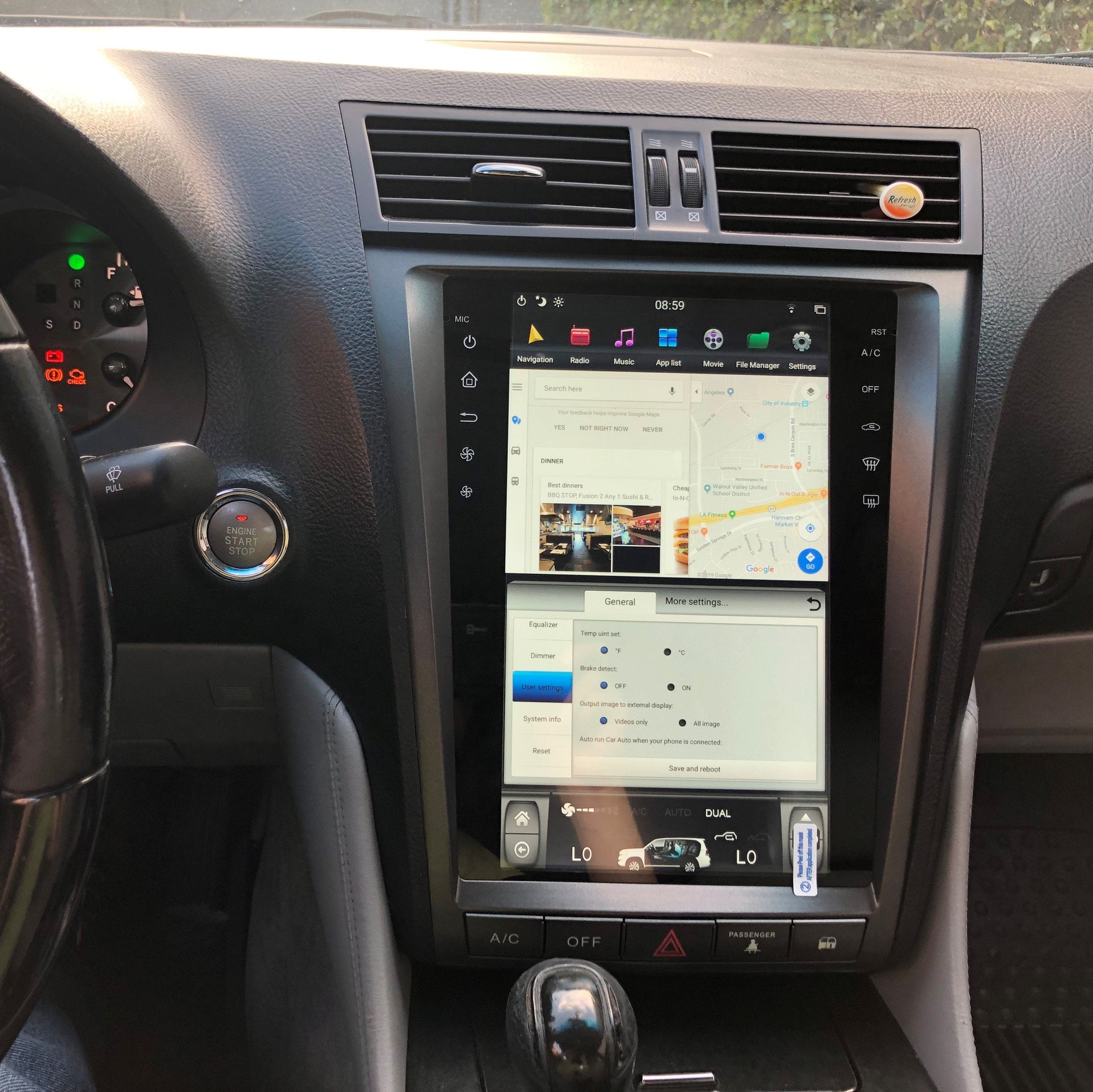 [ PX6 SIX-CORE ] 11.8" Vertical Screen Android 9 Fast boot Navigation Radio for Lexus GS 300 350 430 450h 460 2005 - 2011 - Smart Car Stereo Radio Navigation | In-Dash audio/video players onl