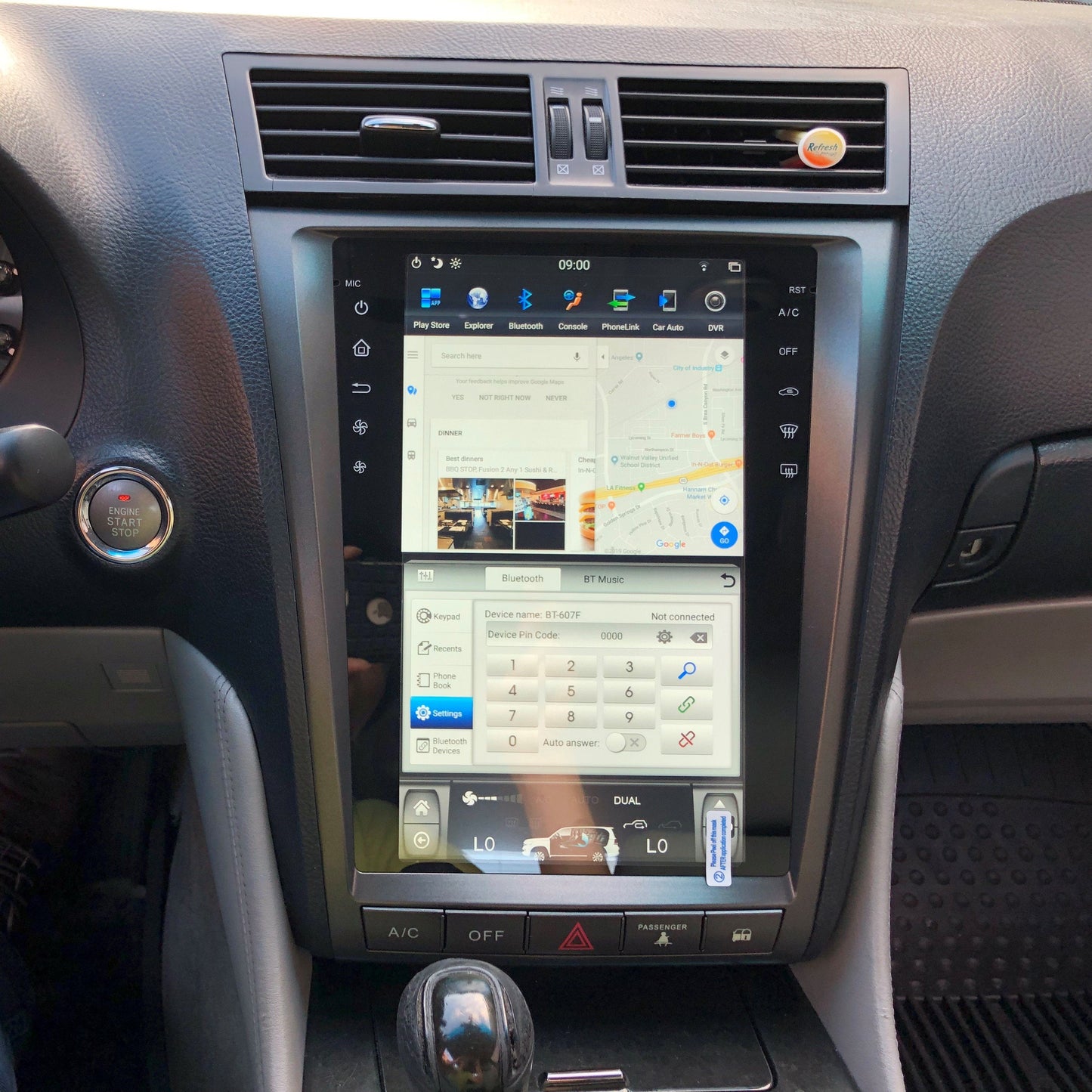 [ PX6 SIX-CORE ] 11.8" Vertical Screen Android 9 Fast boot Navigation Radio for Lexus GS 300 350 430 450h 460 2005 - 2011 - Smart Car Stereo Radio Navigation | In-Dash audio/video players onl