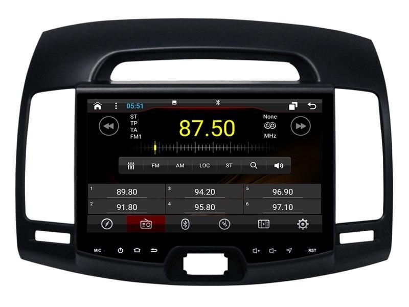 9" Octa-Core Android Navigation Radio for Hyundai Elantra 2007 - 2010 - Smart Car Stereo Radio Navigation | In-Dash audio/video players online - Phoenix Automotive