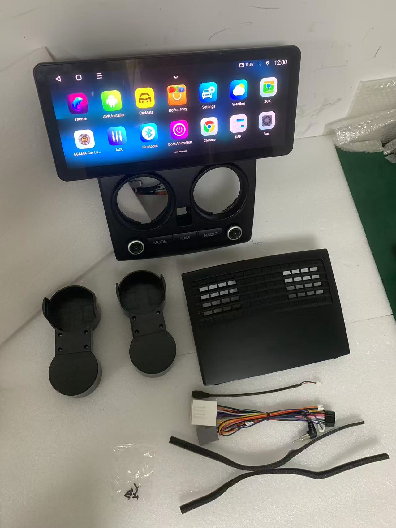 12.3 Inch Android 14 Universal Car Radio Stereo Android Auto Carplay for Nissan Qashqai 2008-2015