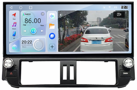 12.3 Inch Android 14 Universal Car Radio Stereo Android Auto Carplay for Toyota Prado  2014-2017