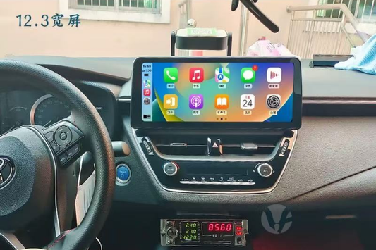 12.3 Inch Universal Car Radio Stereo Android Auto Carplay for Toyota Corolla/Levin/Frontlander 2022