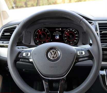 10.25 inch LCD Screen Digital Cluster Gauge for Volkswagen Multivan T5 2012-2019 Speedometer Replacement Dashboard Instrument Cluster Digital Display Panel
