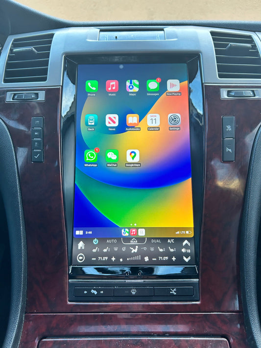 [open box] 13.6" Android 12/13/14 VERTICAL SCREEN Navigation Radio for Cadillac Escalade 2007 - 2014
