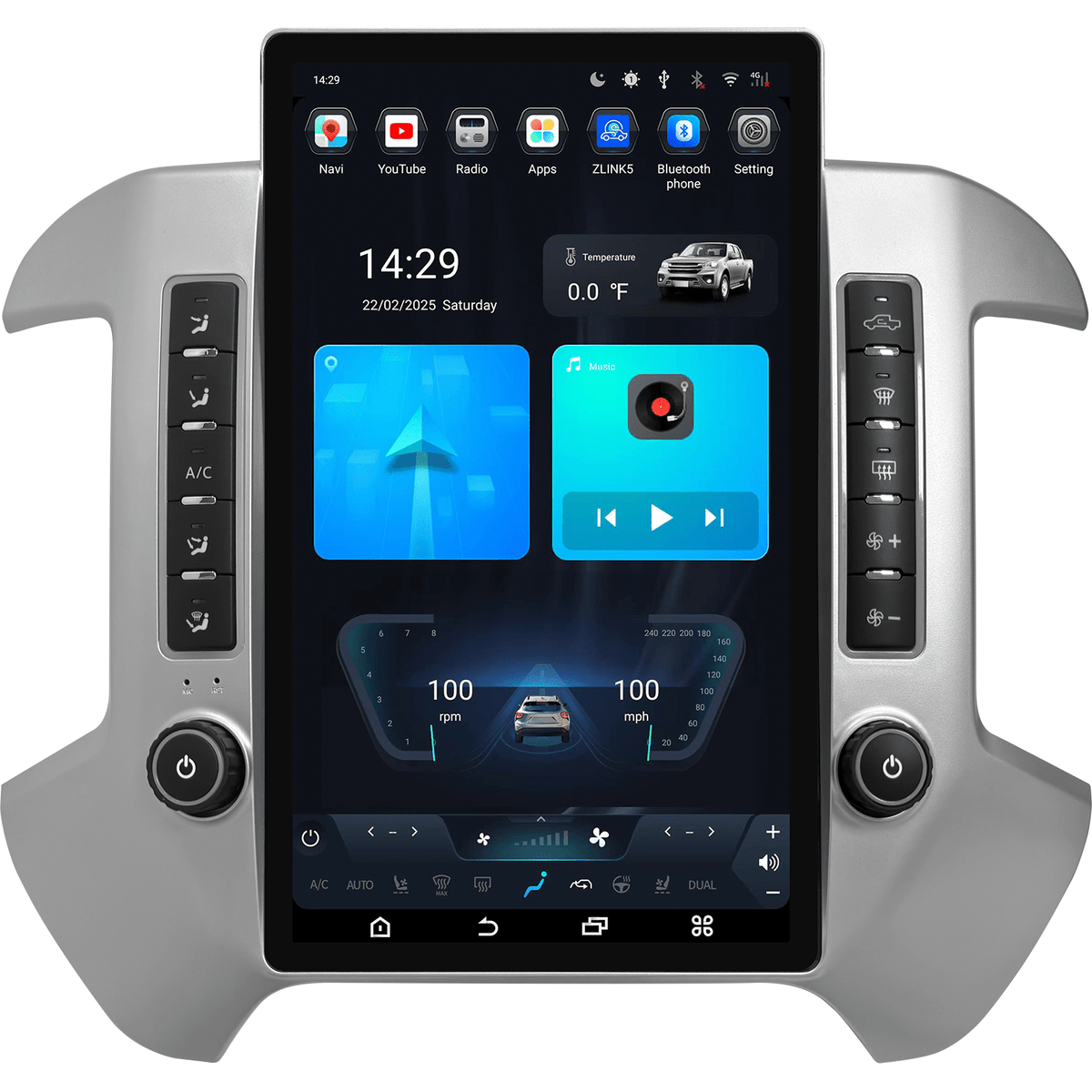 [Special Edition] 12.1/14.5" Android 13/14 Fast boot Navi Radio for Chevy Silverado GMC SIERRA 2014 - 2019