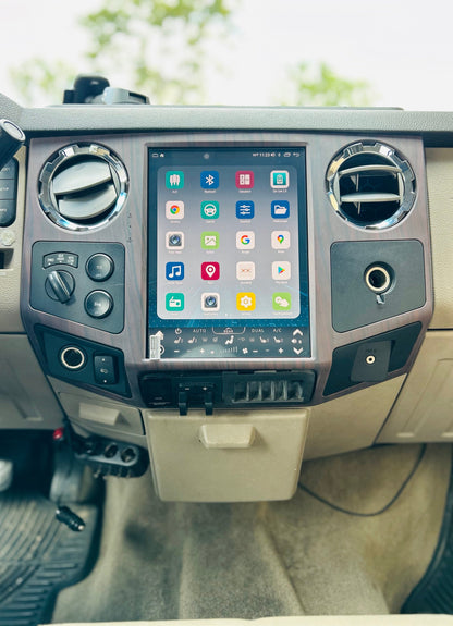 12.1 inch Android 13/14 Vertical Screen Navigation Radio for Ford F-250 F-350 Super Duty trucks 2008 - 2016