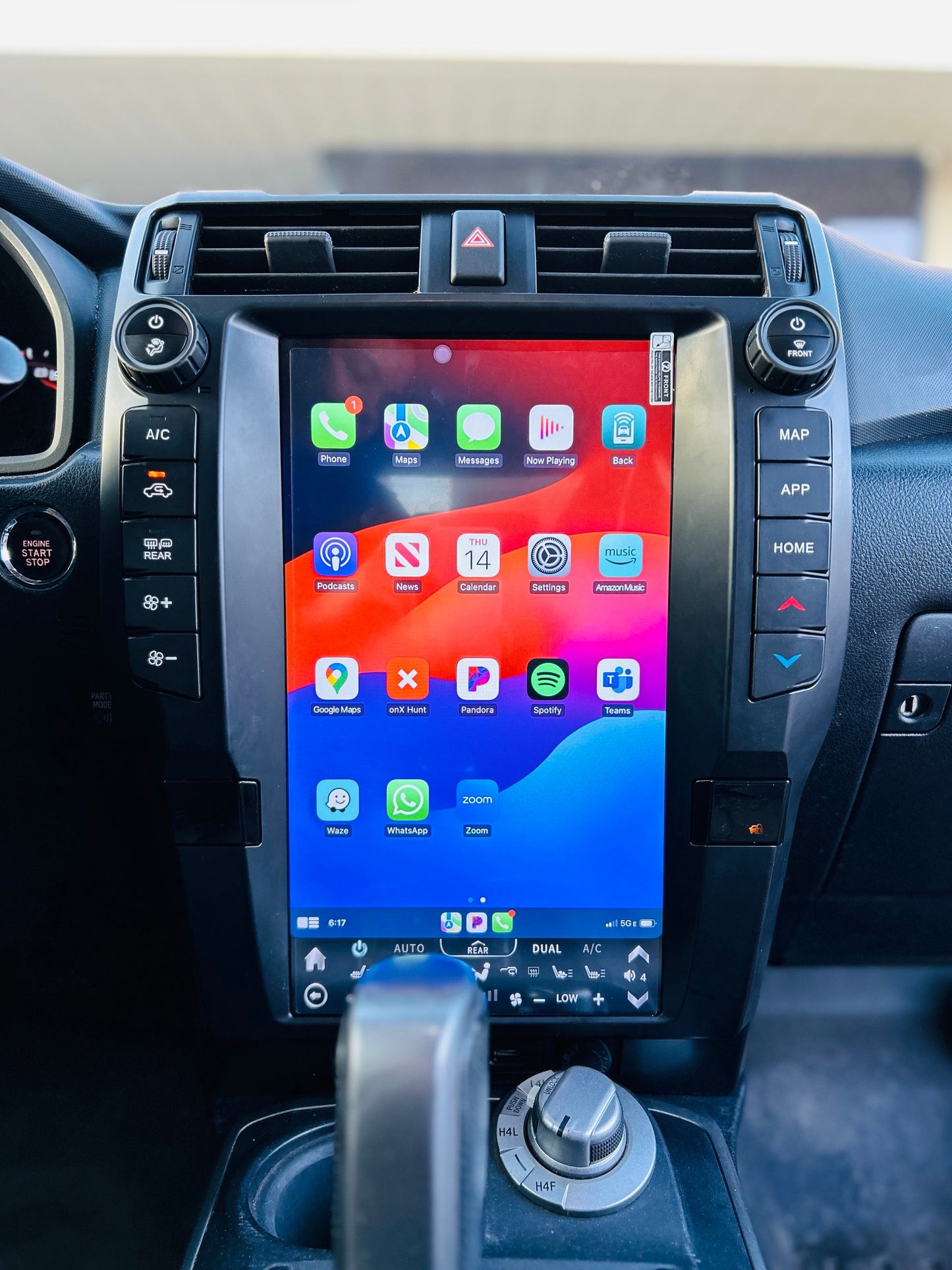 16" Vertical Screen Android 13/14 fast boot Navi Radio for Toyota 4Runner 2010 - 2023