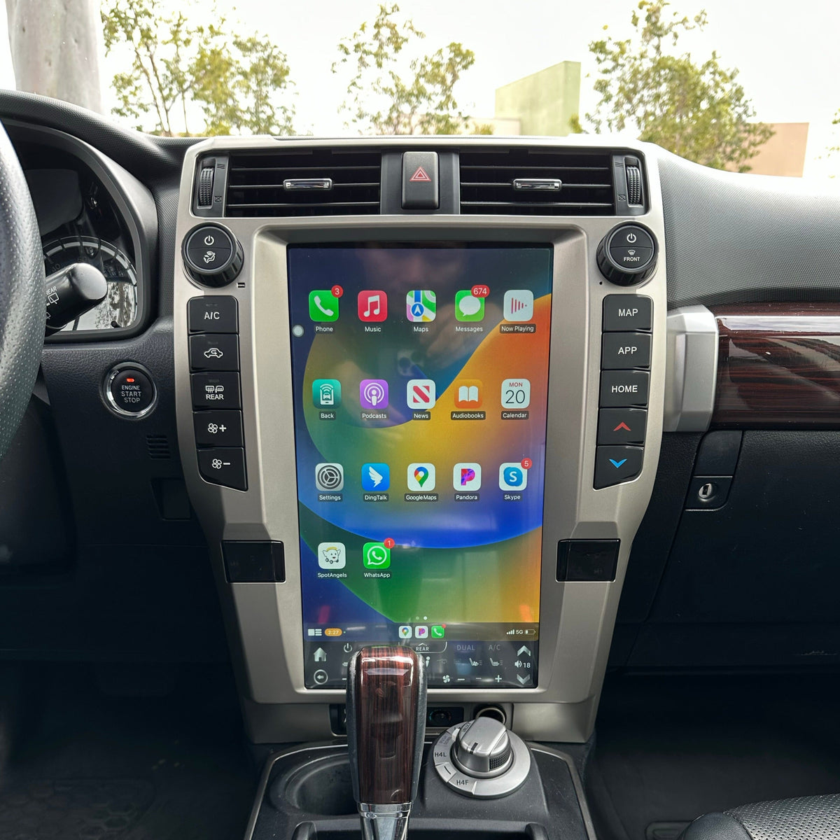 [Open box] 16" Vertical Screen Android 10 fast boot Navi Radio for Toyota 4Runner 2010 - 2023 | Phoenix Automotive