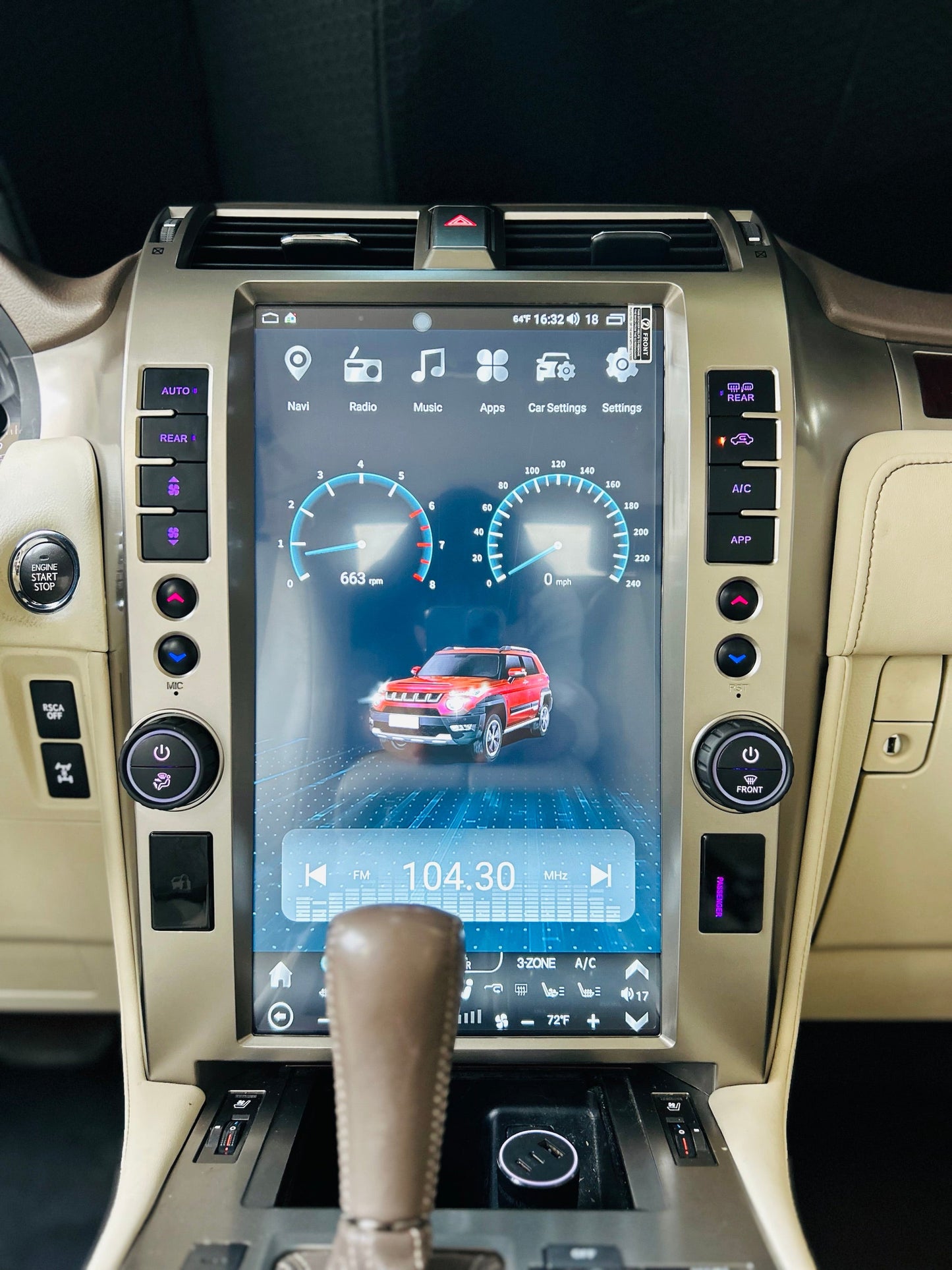 [open box] 15.6" Android 13/14 Fast boot Navigation Radio for Lexus GX 400 GX 460 2010 - 2021