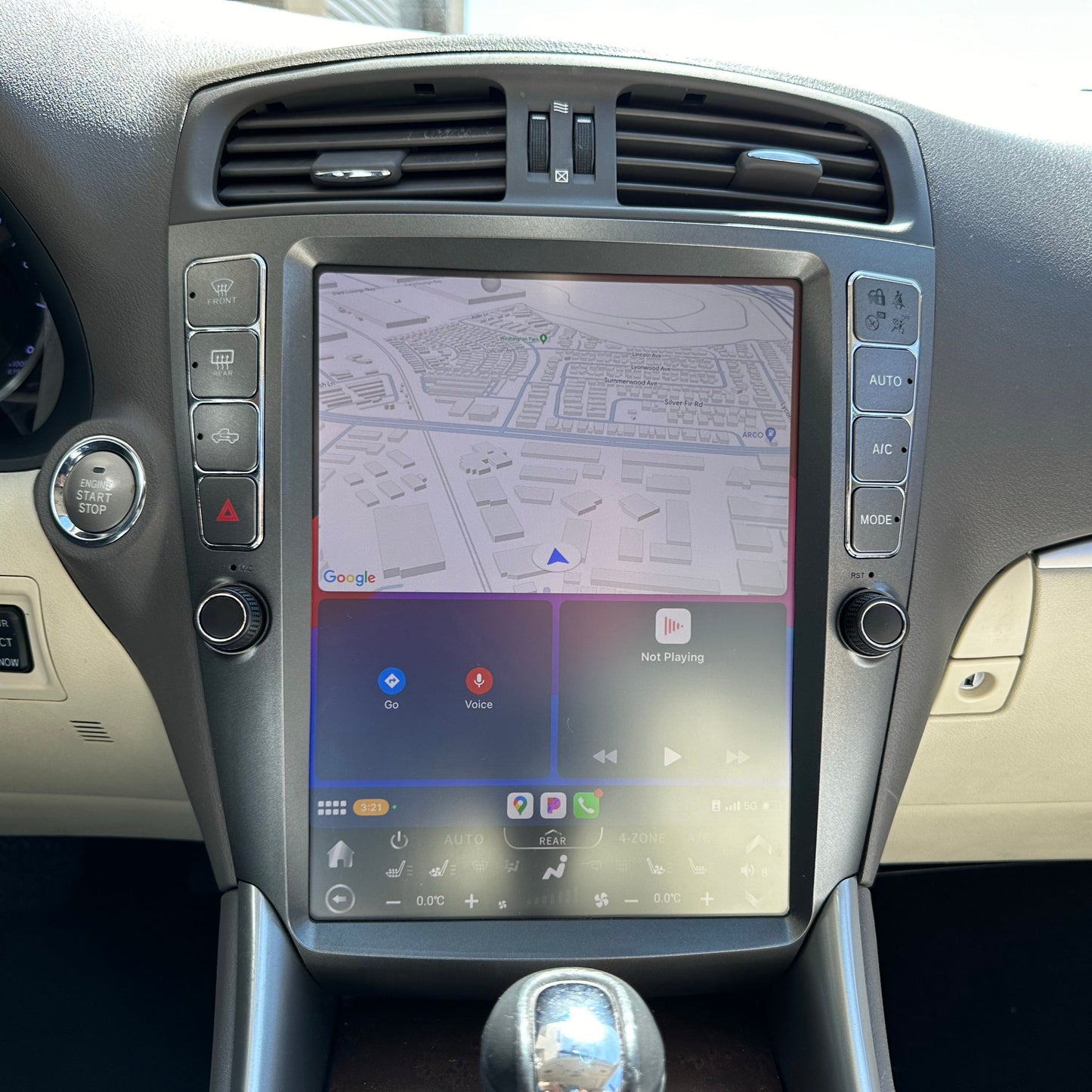 12" Vertical Screen Android 13 Fast Boot Navigation Radio for Lexus IS 250 IS 300 IS 350 2005 - 2012 | Phoenix Automotive