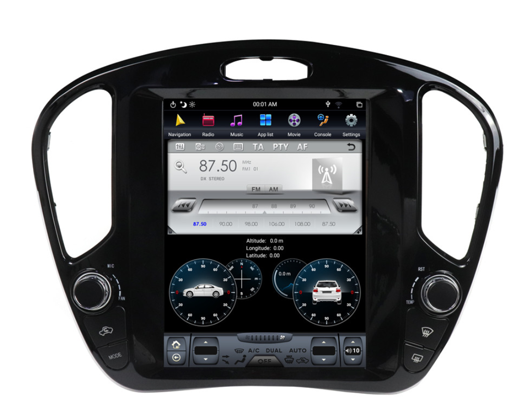 [ G6 octa-core ] 10.4" Vertical Screen Android 11 Fast boot Navigation Radio For Nissan Juke 2011-2019 | Phoenix Automotive