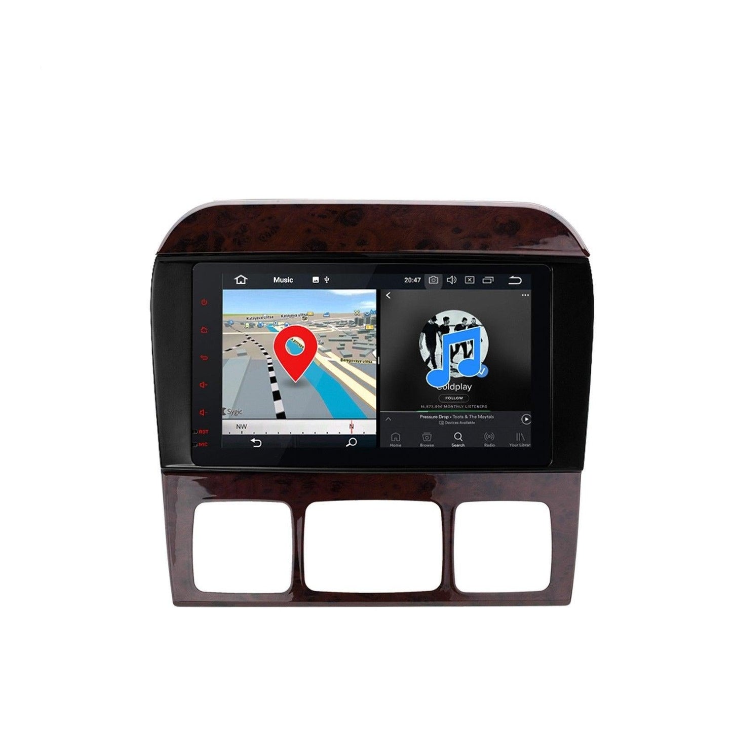 9" Octa-Core Android Navigation Radio for Mercedes-Benz S-class 1998 - 2005 | Phoenix Automotive